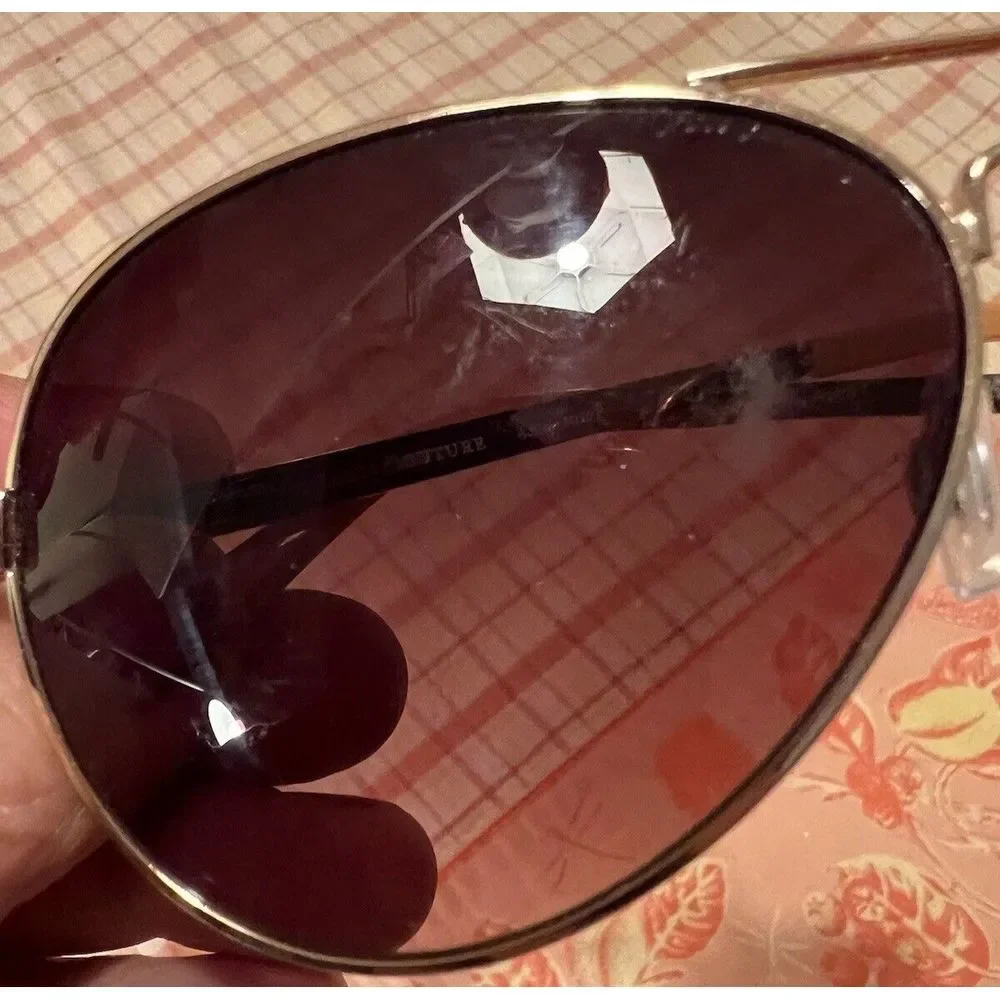 Juicy Couture Aviator Brown Gold Mirror Gradient Sunglasses Pre-owned AJCN15012Z